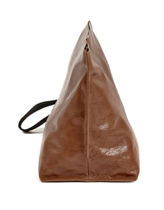 Clutch XL cognac Bea Mombaers